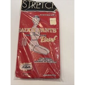 Vintage 1960s Saucy Pants Mlle Liberte Red Stretch Nylon Panty Brief NOS Sealed